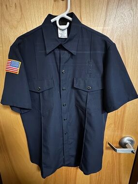 Workrite IIIA Nomex Short Sleeve Navy Shirt